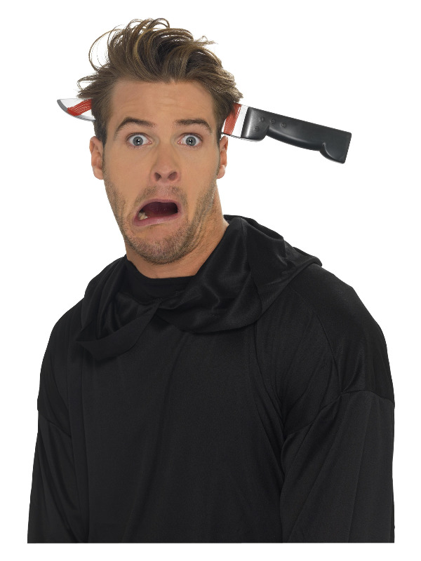 Knife Through Head Headband, Black