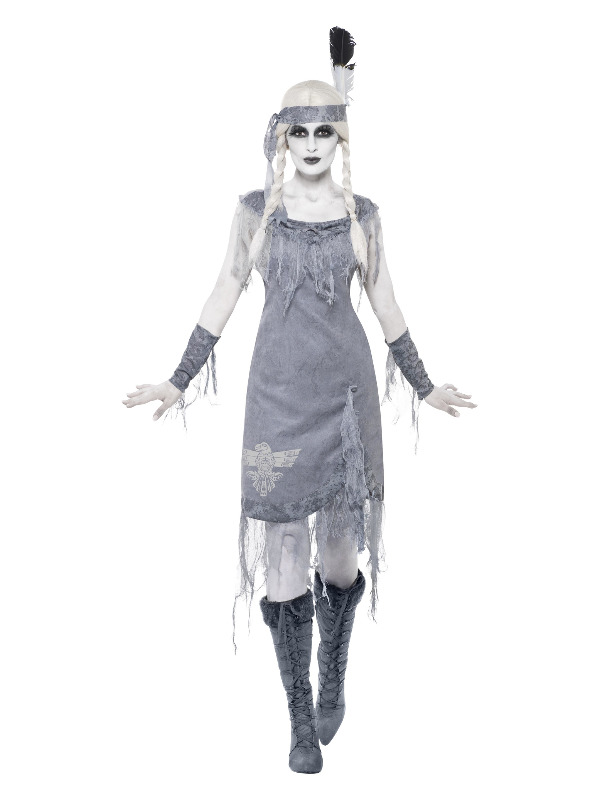 Ghost Town Indian Style Princess Costume, Grey