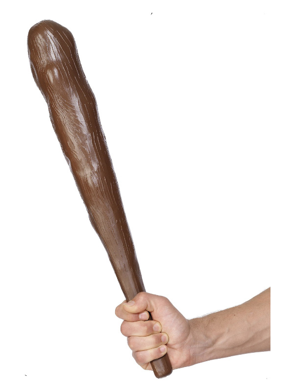 Caveman's Club, Brown, Squeaking, 65cm/25in