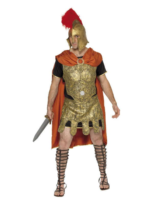 Deluxe Roman Soldier Costume, Gold