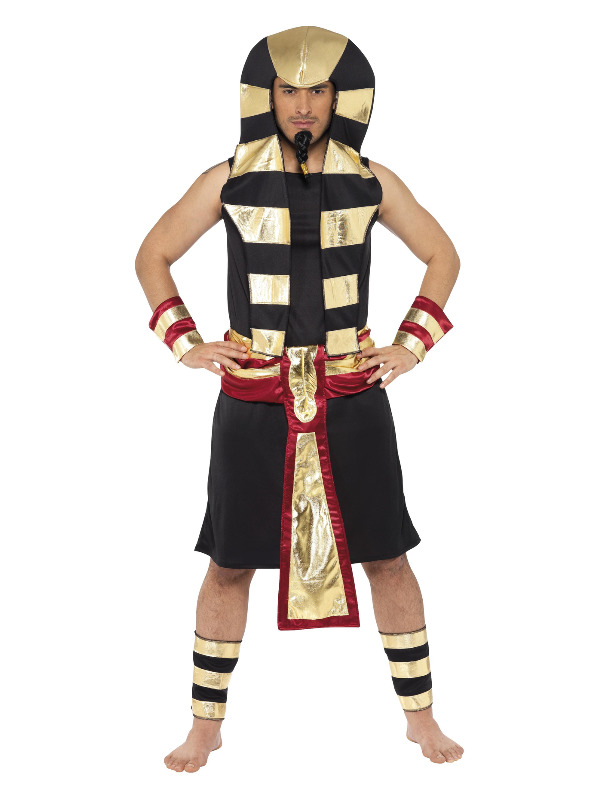 Pharaoh Costume, Black & Gold