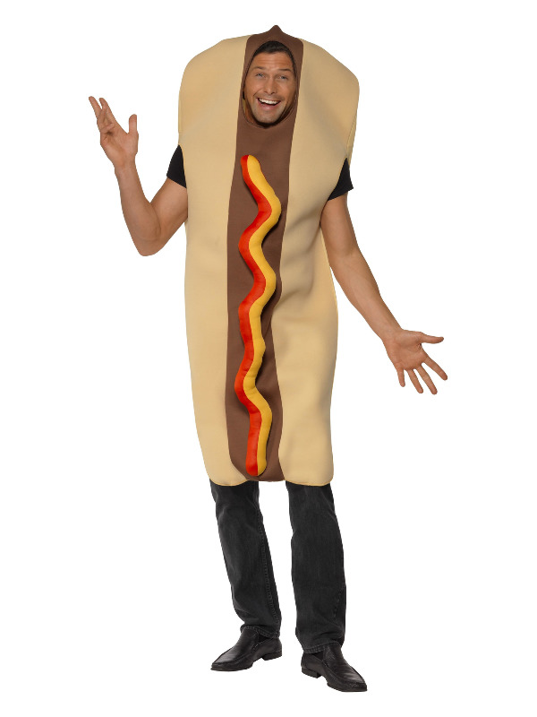 Giant Hot Dog Costume, Brown