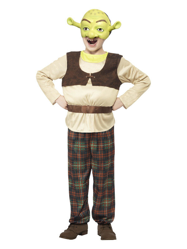 Shrek Kids Costume, Green