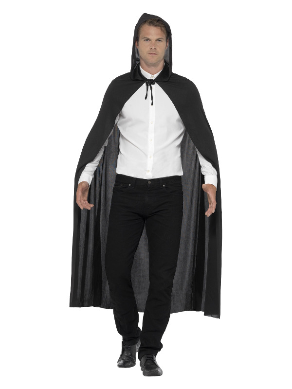 Hooded Vampire Cape, Black