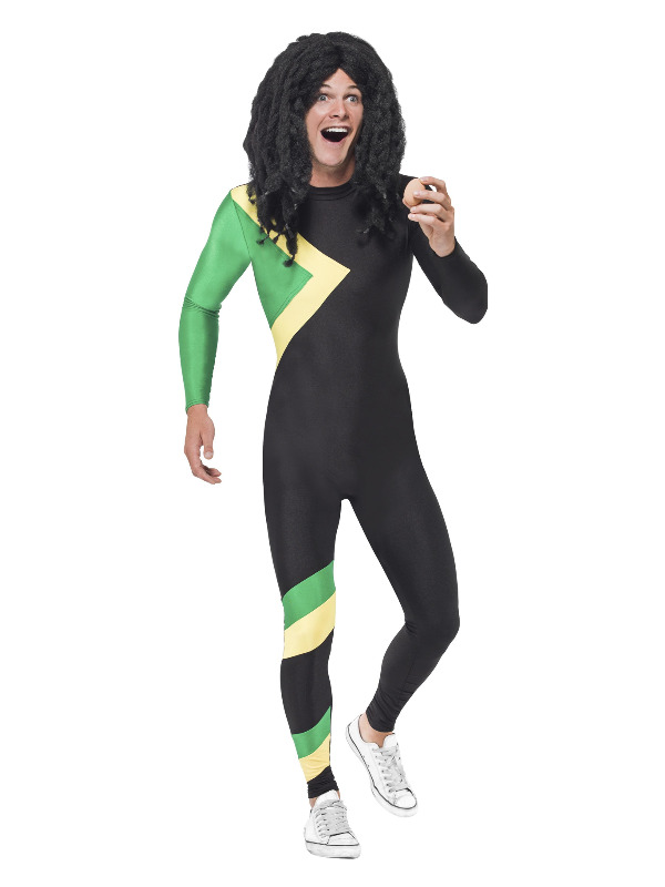 Jamaican Hero Costume, Black