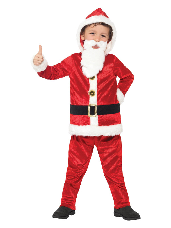 Jolly Santa Costume, Red & White