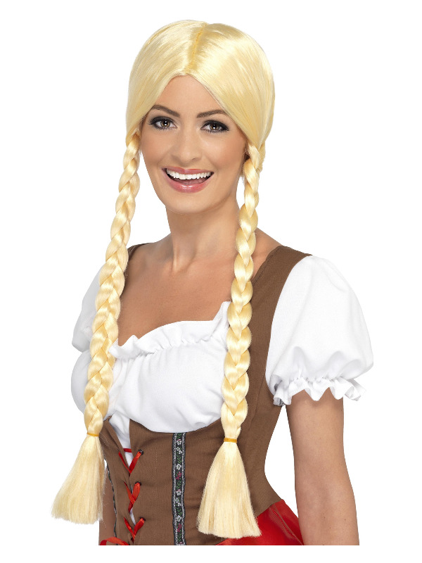 Bavarian Beauty Wig, Blonde, Plaited