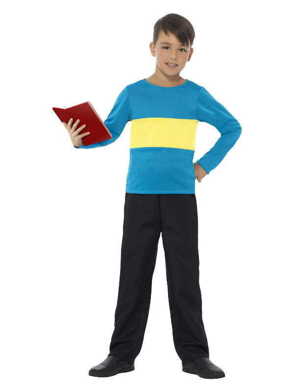 Jumper, Blue with Yellow Stripe, Blue & Yellow