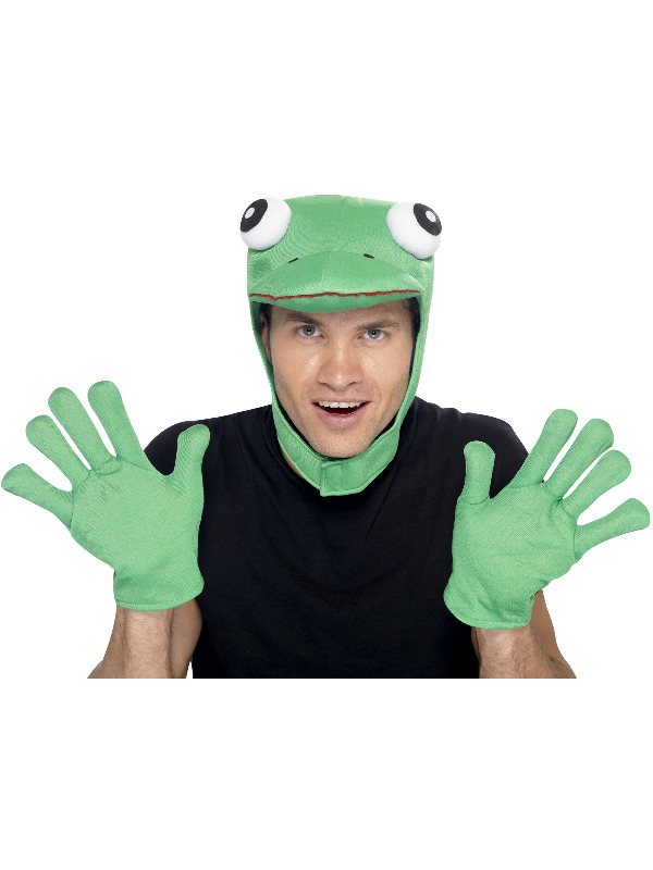 Frog Kit, Green, with Hood & Gloves