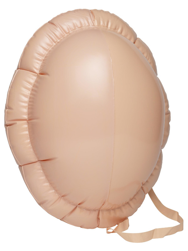 Santa Big Belly Inflatable, Beige, 90cm/35in