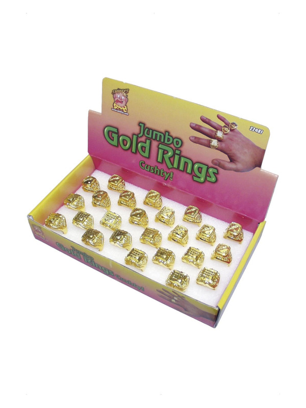 Assorted Rings, Gold, 24