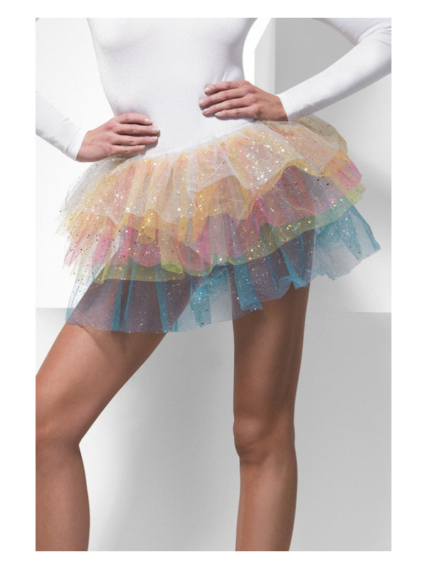 Sparkle Rainbow Tutu, 3 Assorted, with Sequins