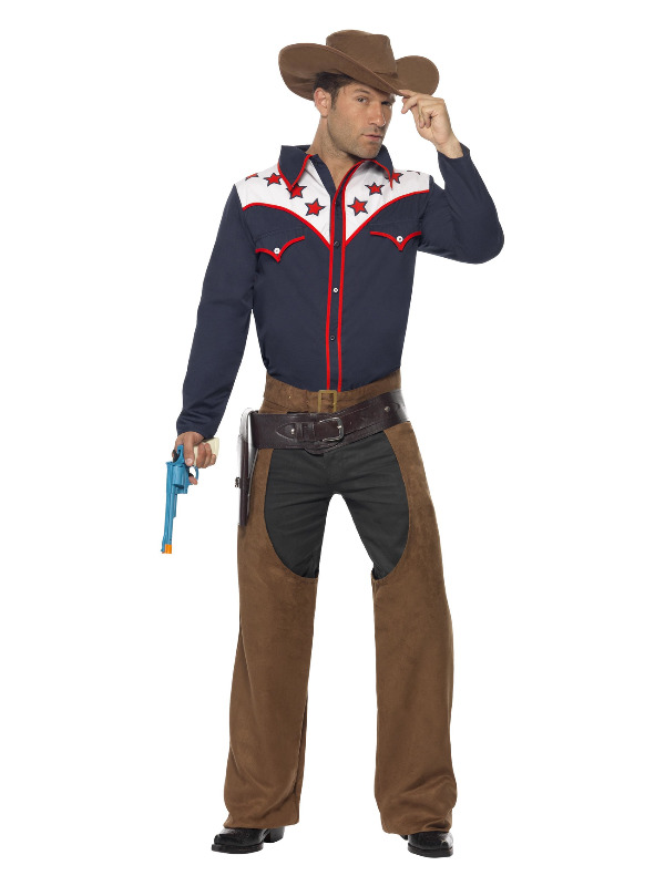 Rodeo Cowboy Costume, Blue