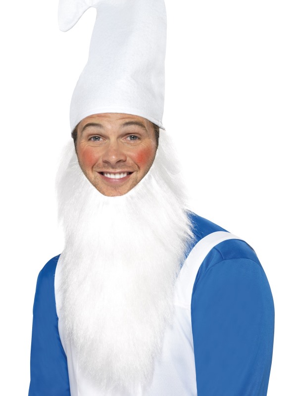 Gnome beard, White