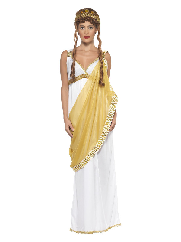 Helen of Troy Costume, White & Gold