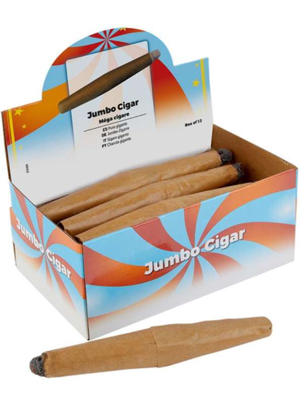 Jumbo Cigar, Brown, 12