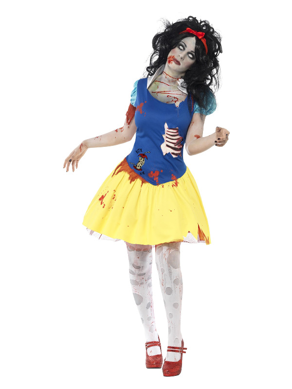 Zombie Snow Fright Costume, Blue