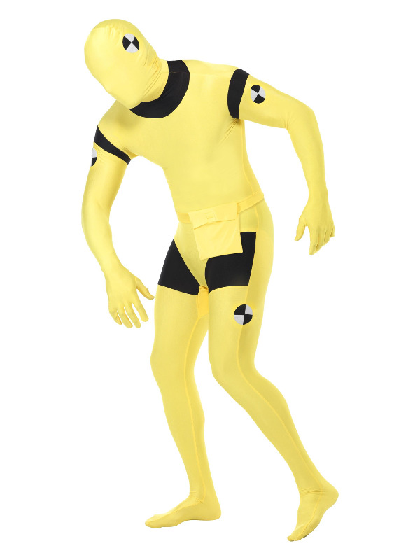 Second Skin Suit, Crash Dummy Costume, Yellow