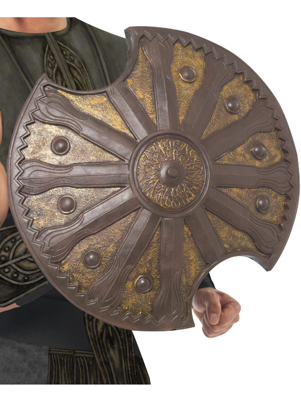 Achilles Shield, Brown, 50cm / 20in