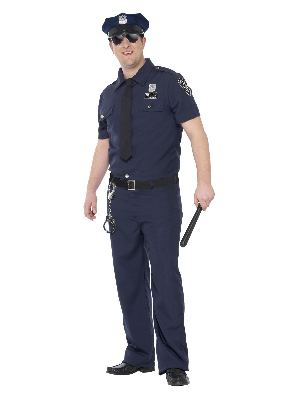 Curves NYC Cop Costume, Blue