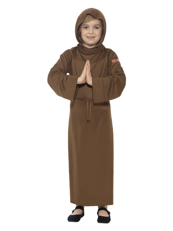 Horrible Histories Monk Costume, Brown