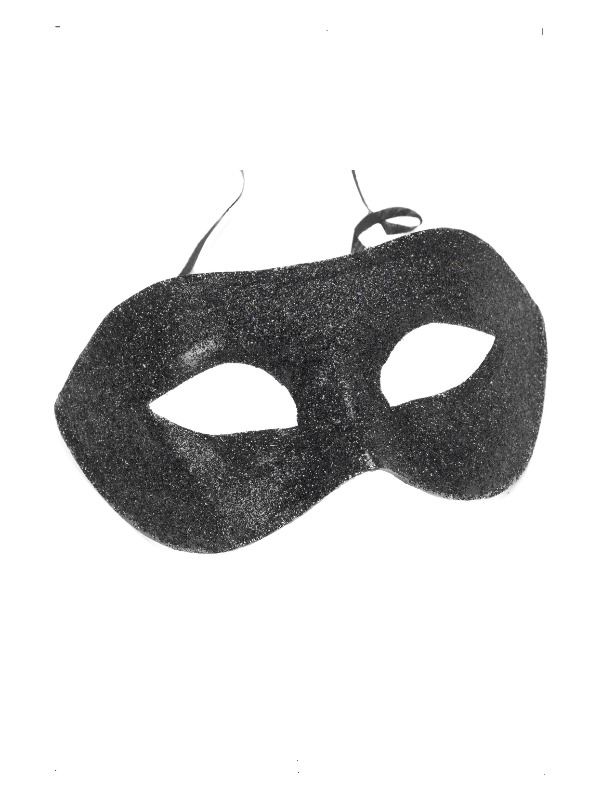 Gino Eyemask, Black, Glitter