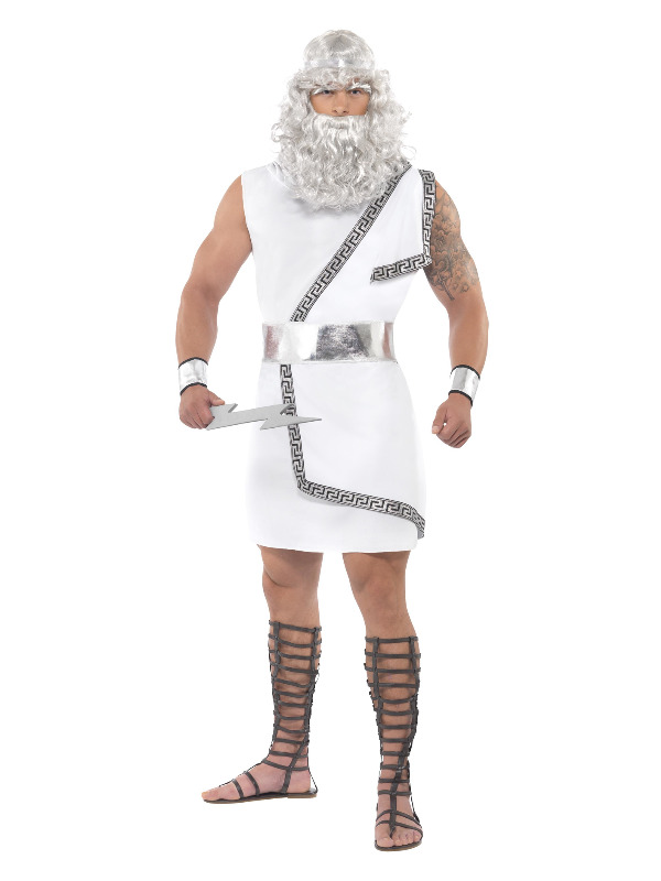 Zeus Costume, White