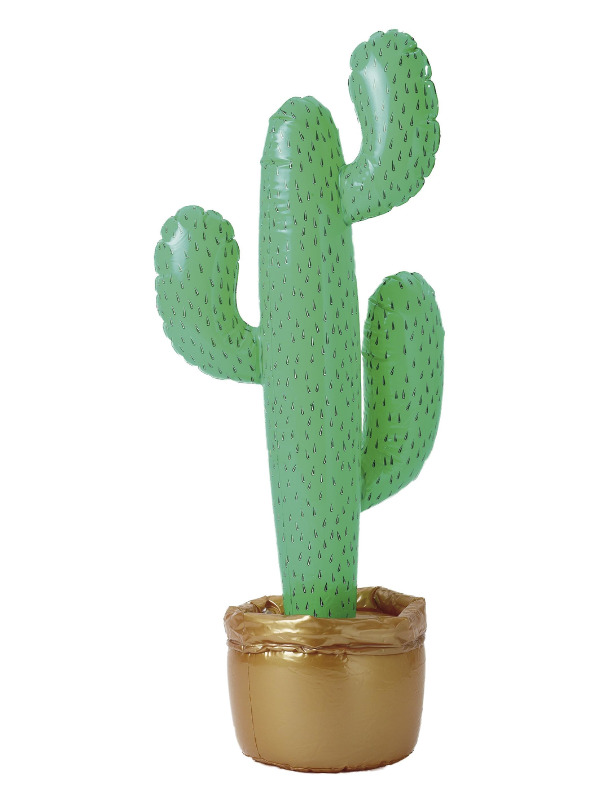 Inflatable Cactus, Green, 90cm Approx