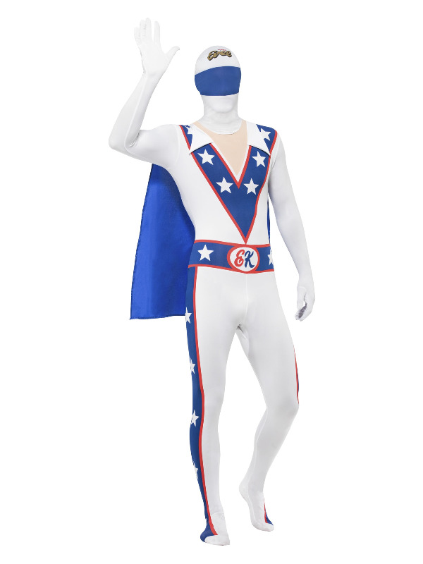 Evel Knievel Second Skin Costume, White