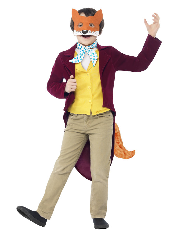 Roald Dahl Fantastic Mr Fox Costume, Burgundy