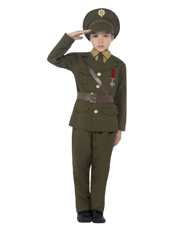 Army Officer Costume, Green