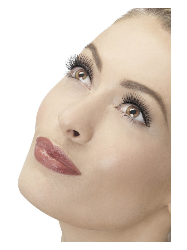 Eyelashes, Natural, Lengthen, Black, Contains Glue