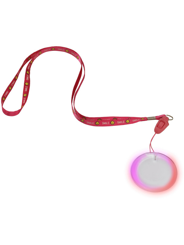 Light Up Necklace, with Lanyard, Sound Activation
