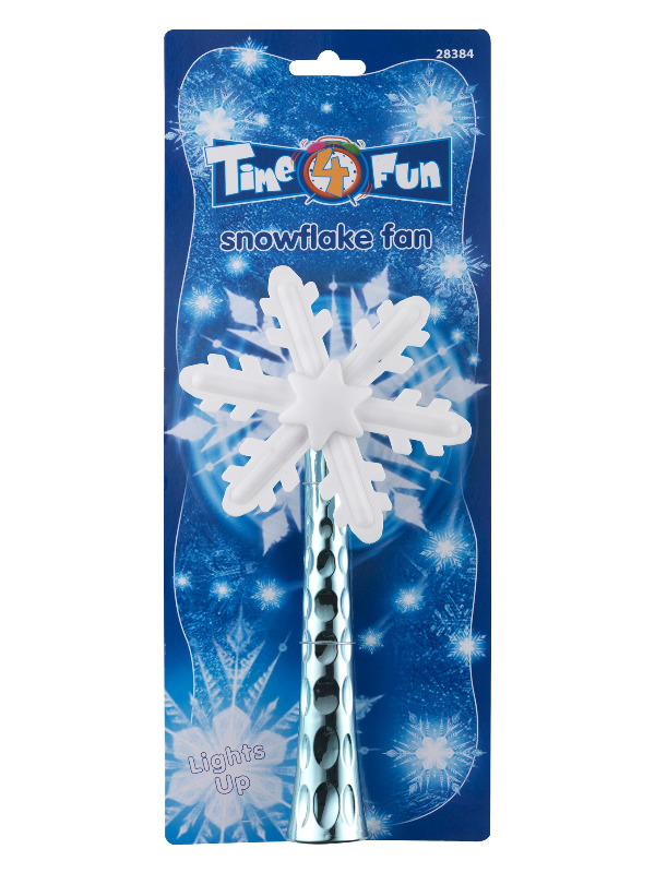 Light Up Snowflake Spinner, Blue & White, 43cm / 17in