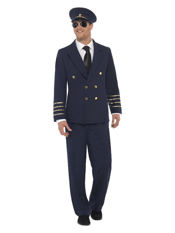 Pilot Costume, Navy Blue