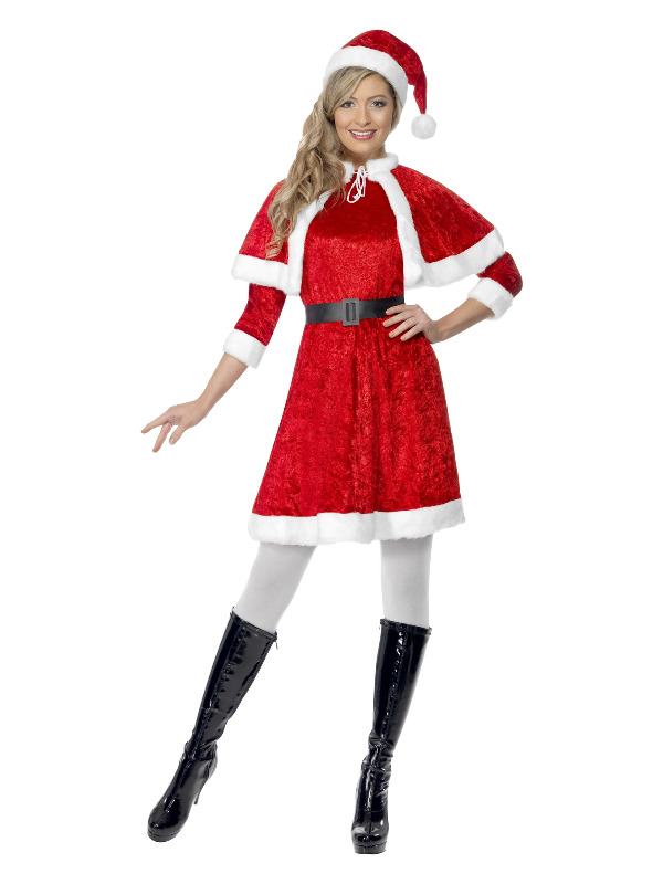 Miss Santa Costume, Red