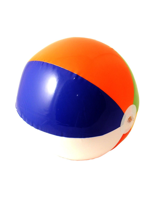 Inflatable Beach Ball, Multi-Coloured, 40cm