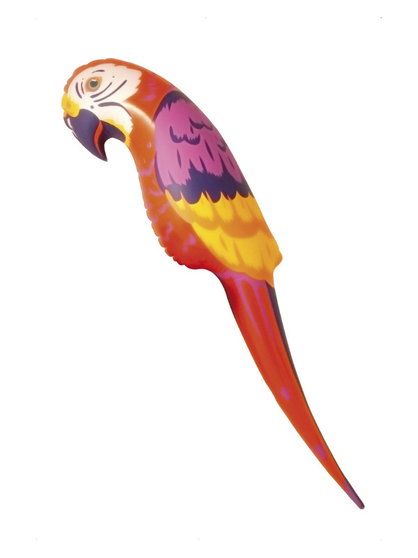 Parrot, Red, Orange & Yellow, Inflatable, 116cm / 46in