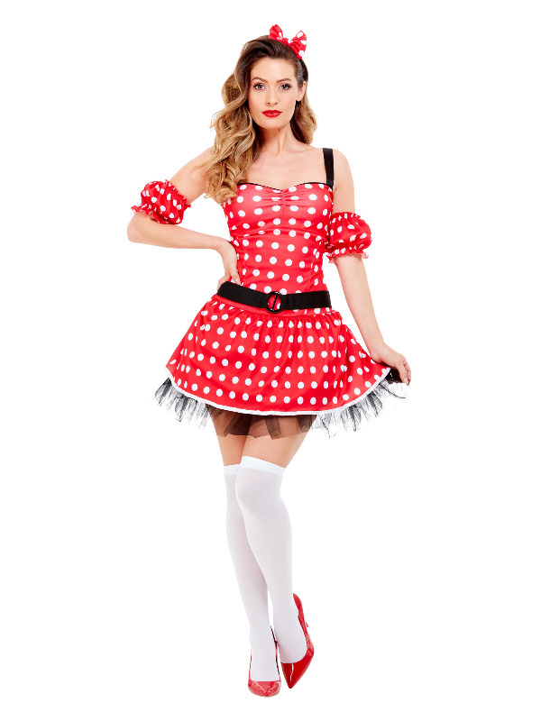 Madame Mouse Costume, Red