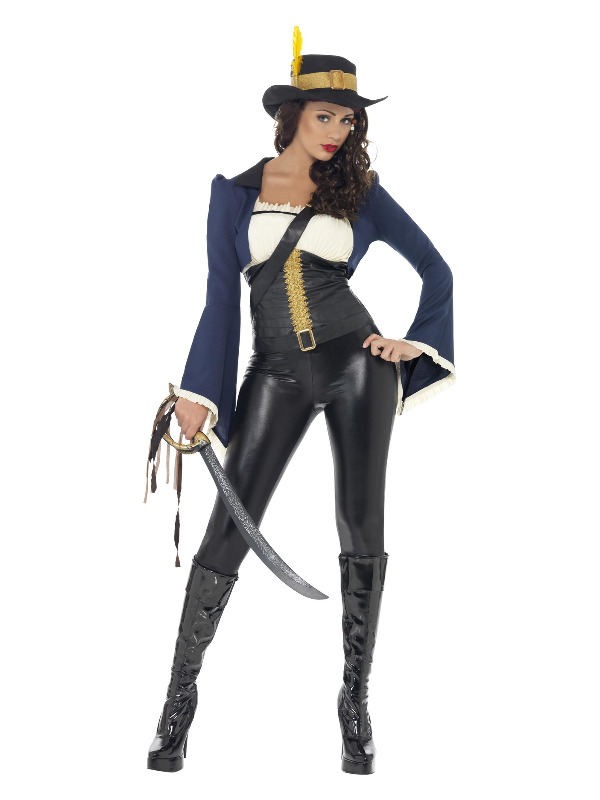 Penelope Pirate Costume,, Blue