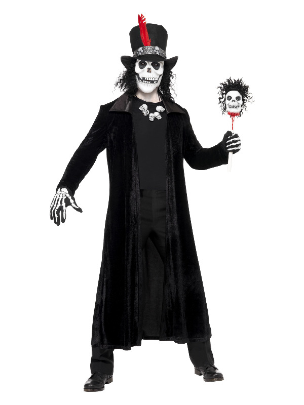 Deluxe Voodoo Man Costume, Black