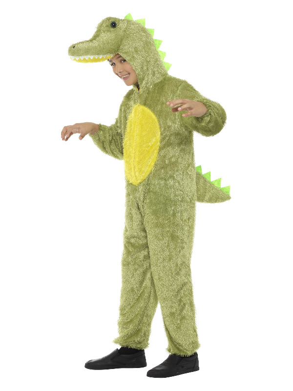 Crocodile Costume, Green, with Hooded Jumpsuit