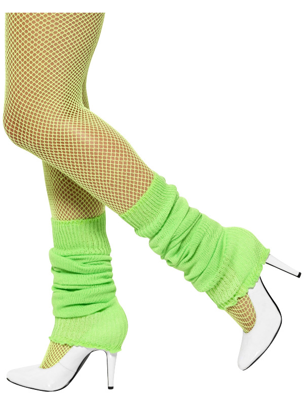 Legwarmers, Green, Neon