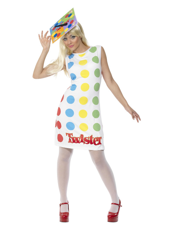 Twister Ladies Costume, Multi-Coloured