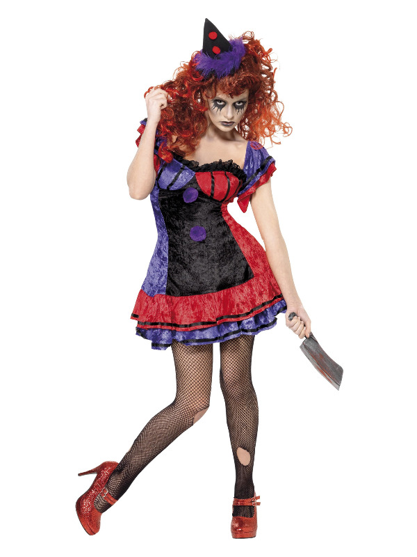 Cirque Sinister Bo Bo the Clown Costume, Purple