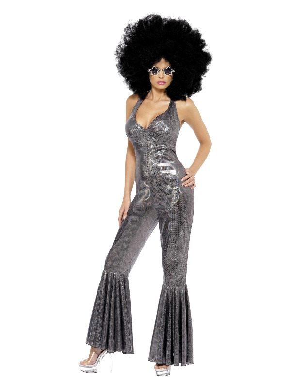 Disco Diva Costume, Silver