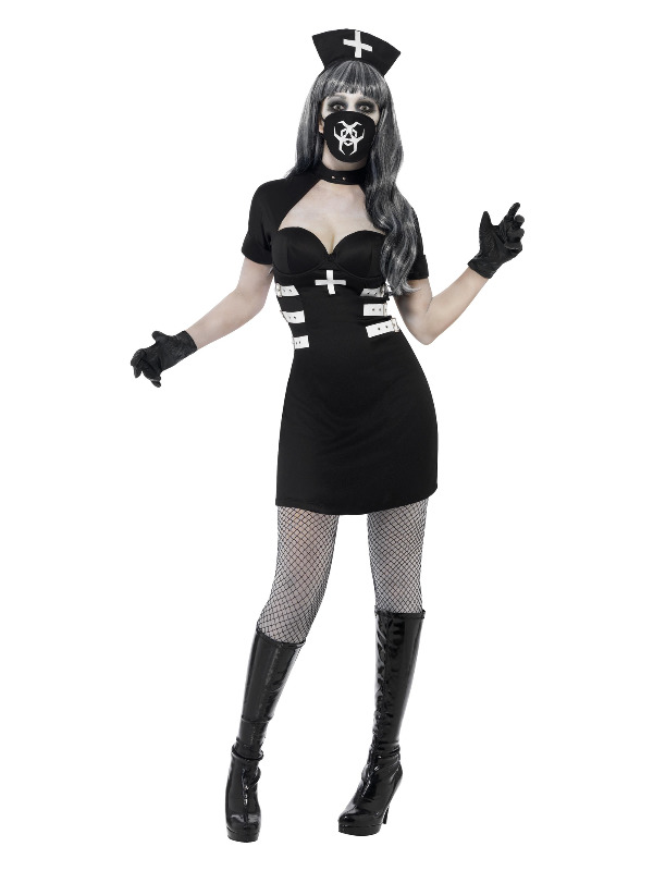 Nurse Delirium Costume, Black