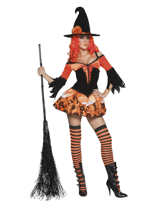 Tainted Garden Wicked Witch Costume, Orange