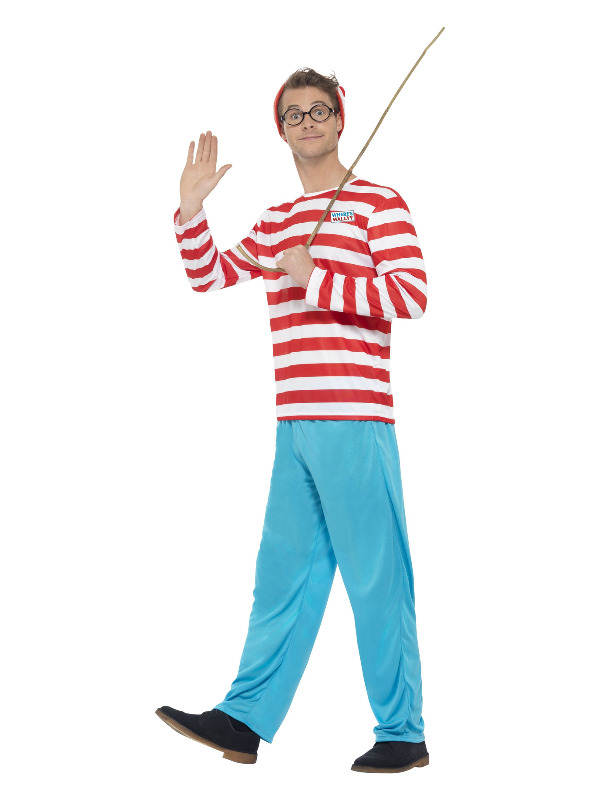 Where's Wally? Costume, Red & White