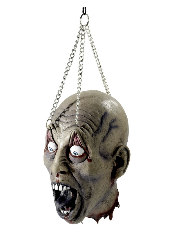 Dismembered Head, Grey, Latex